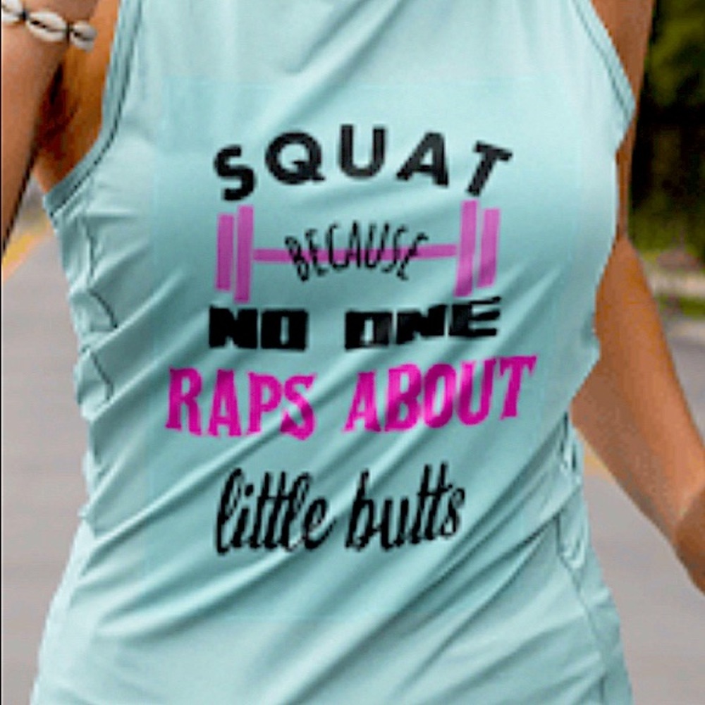 “Squat” Workout Tank Top